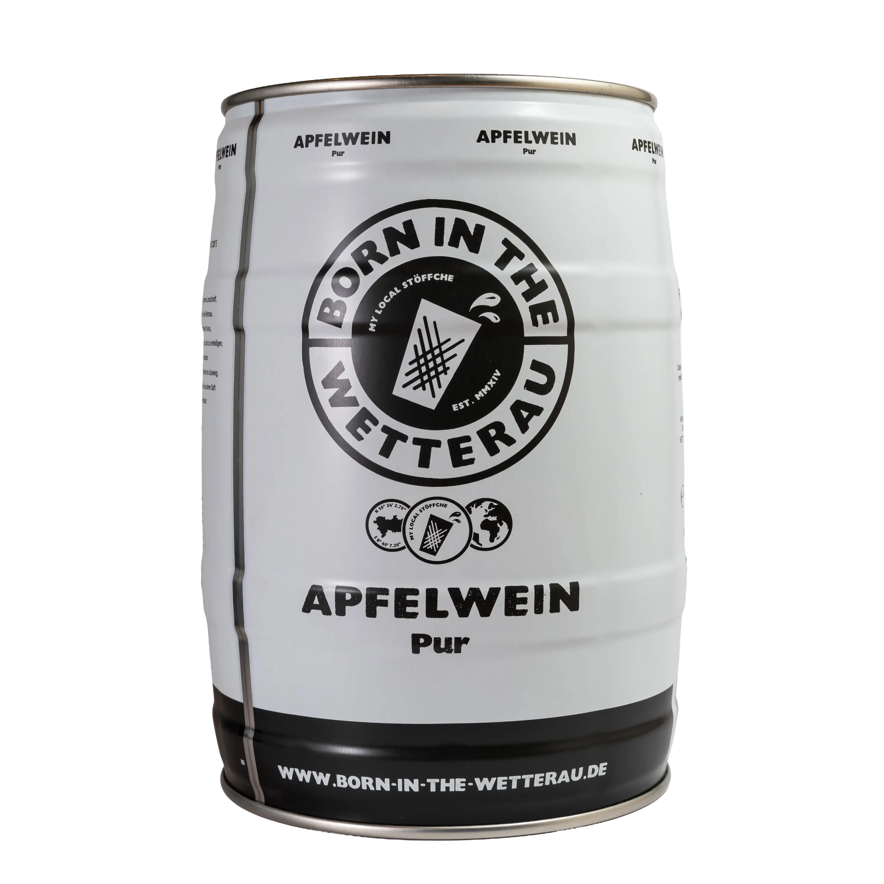 Apfelwein Pur 5,0L Partyfass (2er Set)