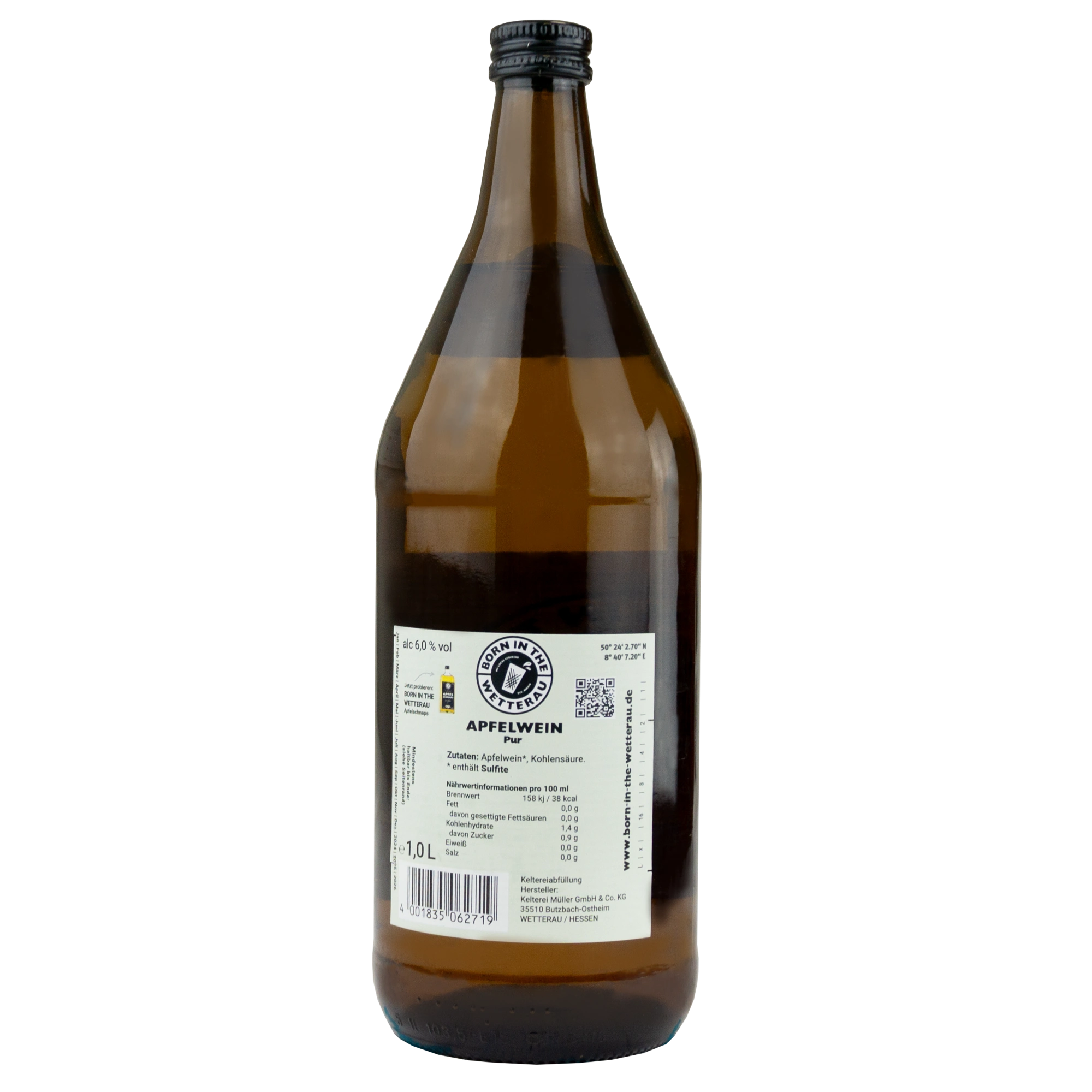 Apfelwein Pur 6x 1,0 L