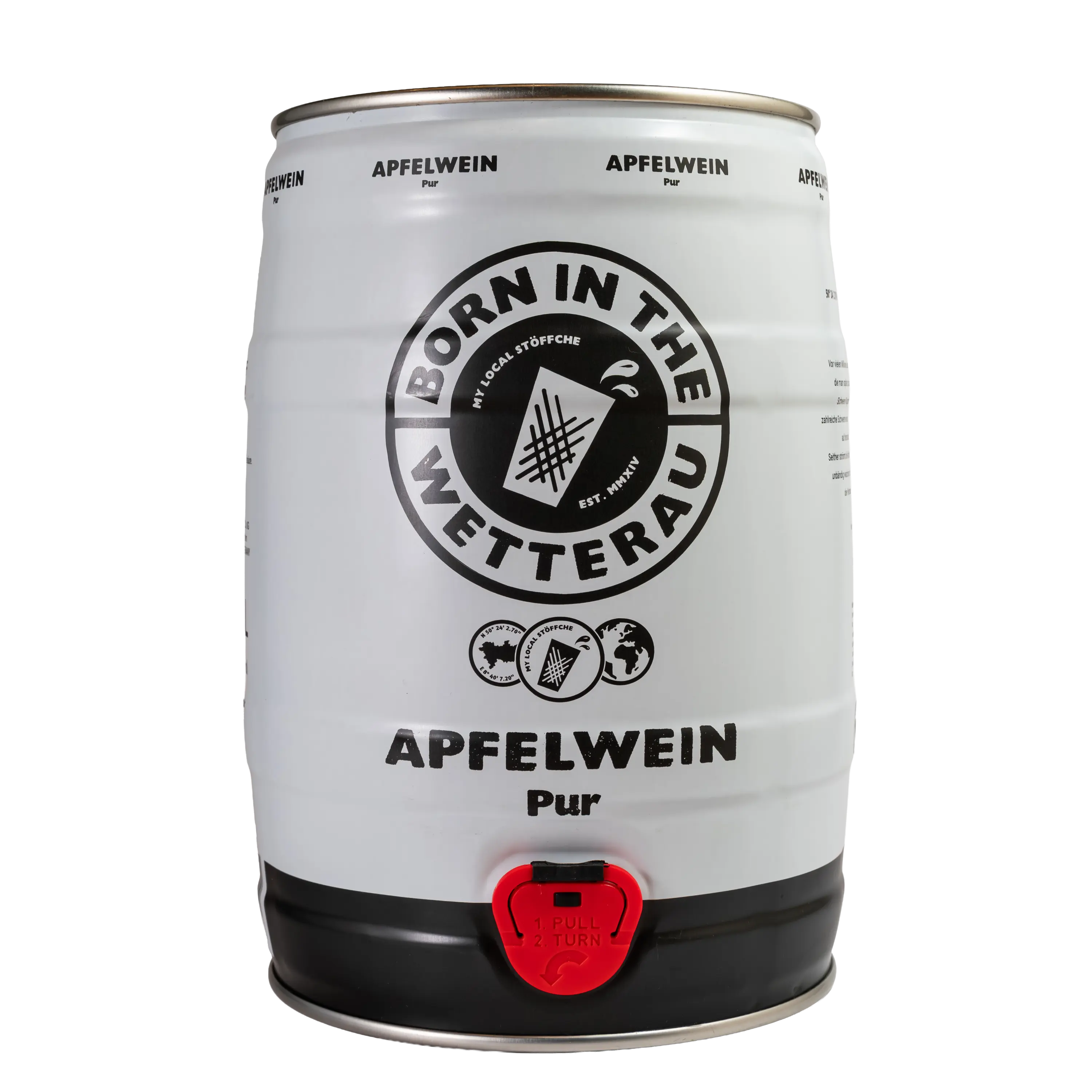 Apfelwein Pur 5,0L Partyfass (2er Set)