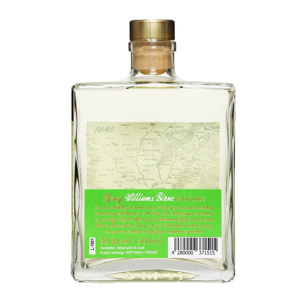 Honigbrand Williams Birne 0,5 L